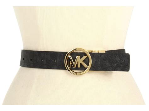 cintura reversibile michael kors|Reversible Signature Logo Belt .